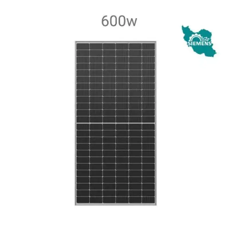 پنل خورشیدی دو طرفه مونو کریستال 600 وات AE SOLAR