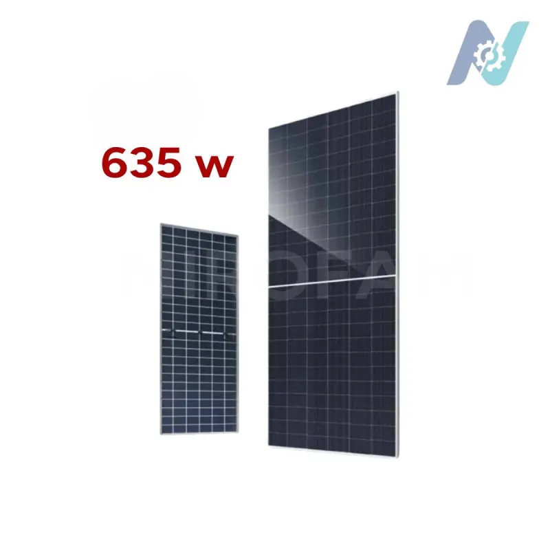 پنل خورشیدی دو طرفه مونو کریستال 635 وات JA Solar